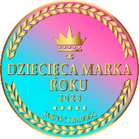 Natural Pharmaceuticals „OmegaMarine Junior+“ 2020 m. vaikų prekės ženklo logotipas.
