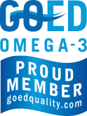 Natural Pharmaceuticals „OmegaMarine Junior+“ Logo GOED.